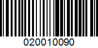 Barcode for 020010090