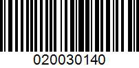 Barcode for 020030140