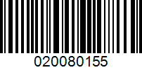 Barcode for 020080155