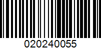 Barcode for 020240055