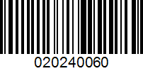 Barcode for 020240060