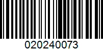 Barcode for 020240073