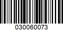 Barcode for 030060073