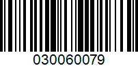 Barcode for 030060079