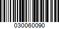 Barcode for 030060090