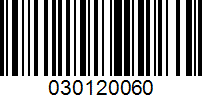 Barcode for 030120060