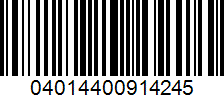 Barcode 04014400914245