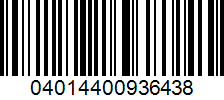 Barcode 04014400936438