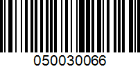 Barcode for 050030066