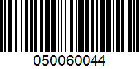 Barcode for 050060044