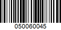 Barcode for 050060045