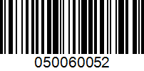 Barcode for 050060052