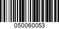 Barcode for 050060053
