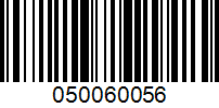 Barcode for 050060056