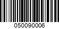 Barcode for 050090006