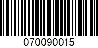 Barcode for 070090015