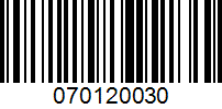 Barcode for 070120030