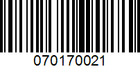 Barcode for 070170021