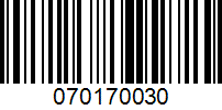 Barcode for 070170030