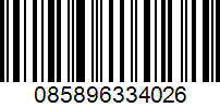 Barcode 085896334026