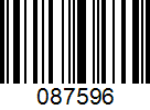 Barcode 087596