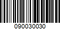 Barcode for 090030030