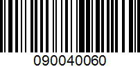 Barcode for 090040060