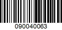 Barcode for 090040063