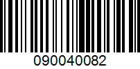 Barcode for 090040082