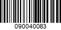 Barcode for 090040083