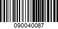 Barcode for 090040087