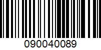 Barcode for 090040089