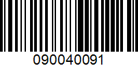 Barcode for 090040091