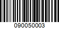 Barcode for 090050003