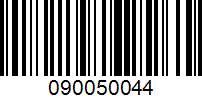 Barcode for 090050044