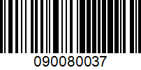 Barcode for 090080037