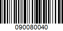 Barcode for 090080040