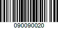 Barcode for 090090020