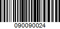 Barcode for 090090024