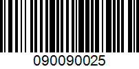 Barcode for 090090025