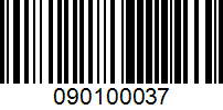 Barcode for 090100037