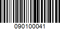 Barcode for 090100041