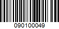 Barcode for 090100049