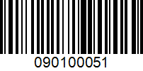 Barcode for 090100051