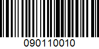 Barcode for 090110010