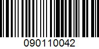 Barcode for 090110042