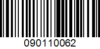 Barcode for 090110062