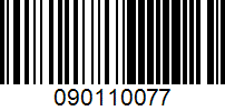 Barcode for 090110077