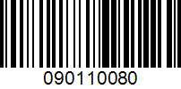Barcode for 090110080
