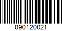 Barcode for 090120021